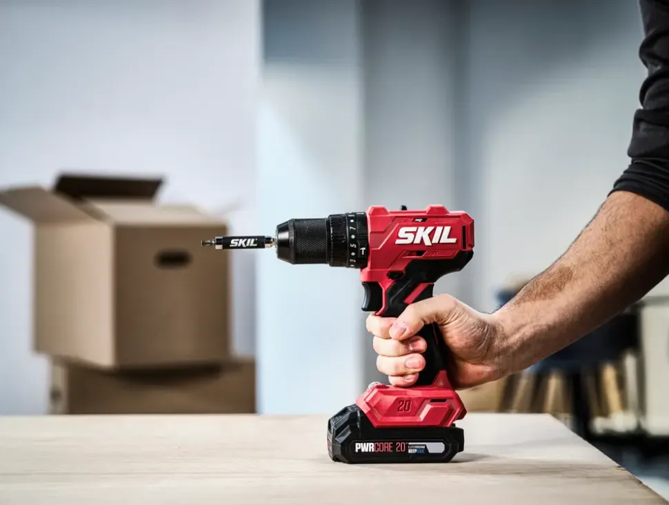 SKIL sladdlös slagborr/skruvdragare 3021 HC – inkl. batteri och laddare