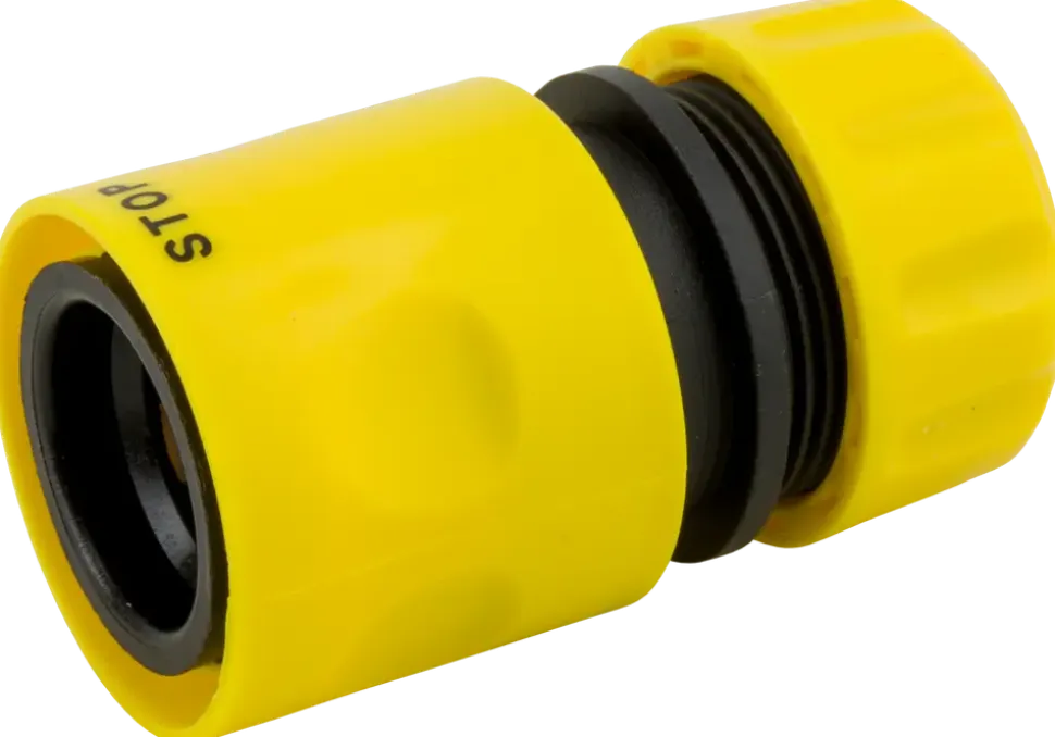 Slangkoppling med stopp 1/2"