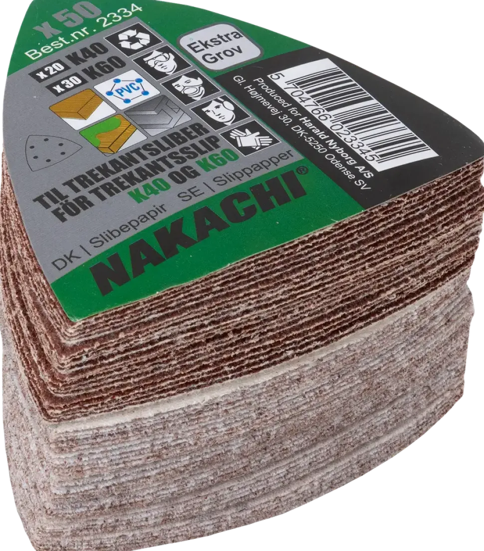 Slippapper 93x93x93 K40/60 50 st