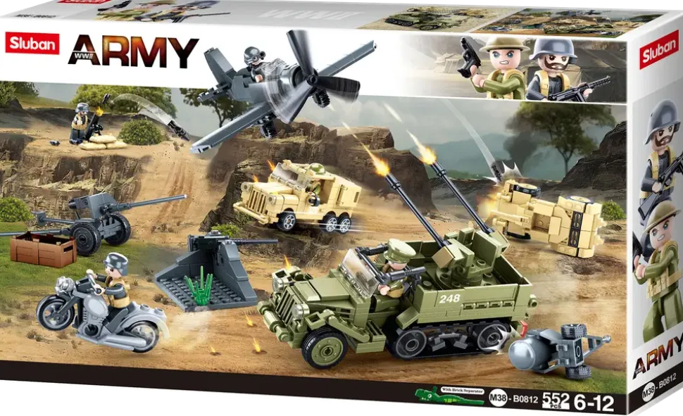 Sluban Army M38-B0812 552 delar