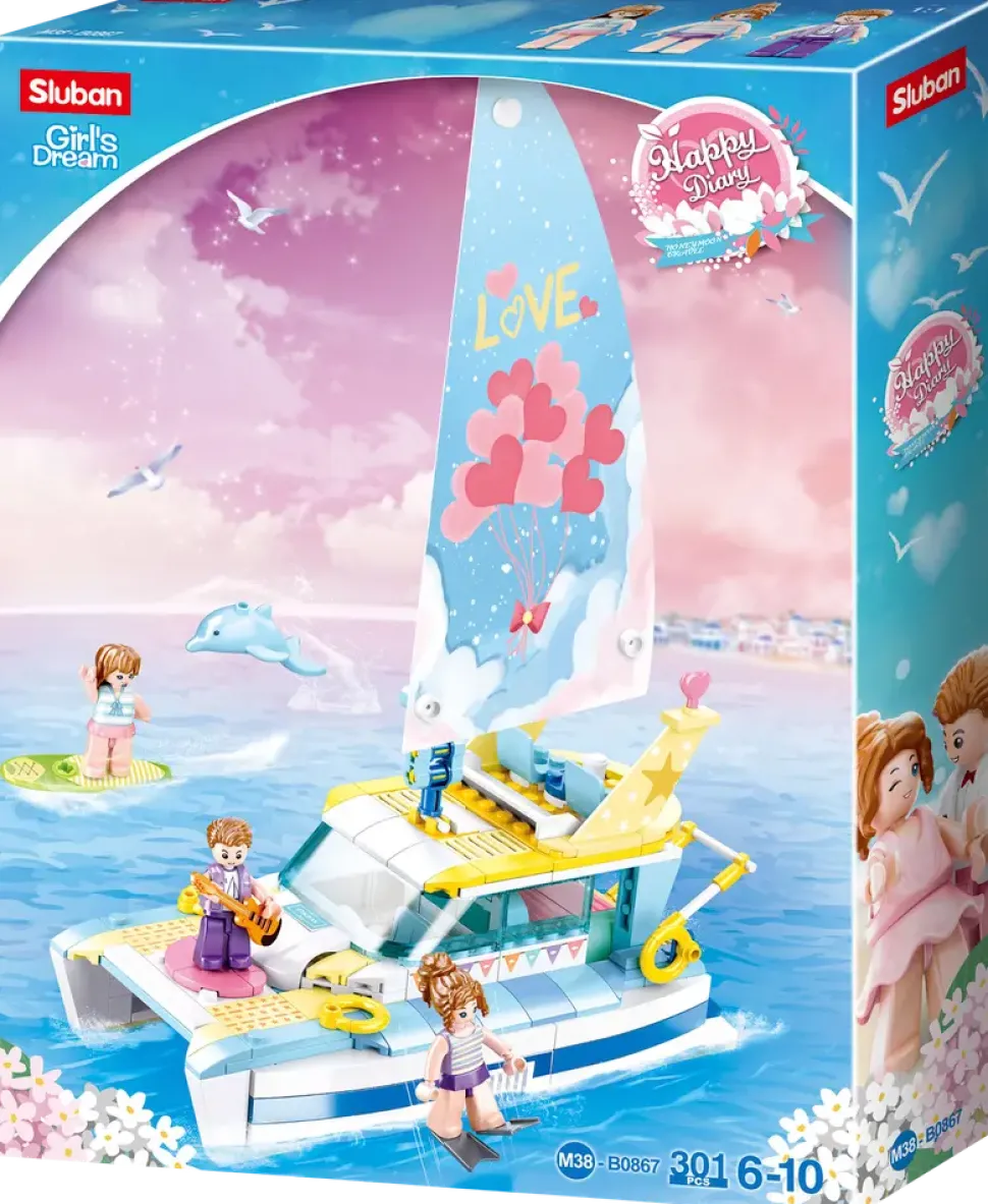 Sluban Girls Dream Yacht M38-B0867 - 301 delar