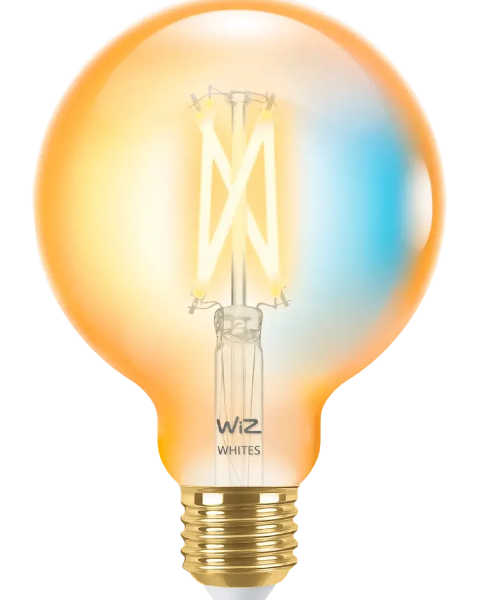 Smart LED-globlampa 7W E27 G95 Amber