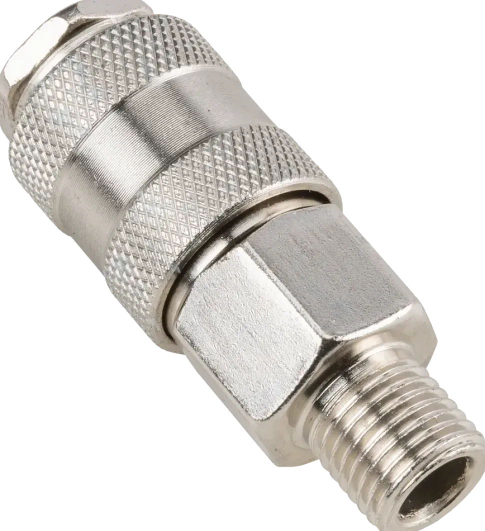 Snabbkoppling med utvändig gänga 1/4"