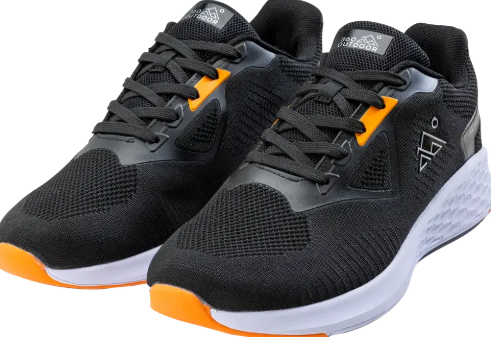 Sneakers svart/orange