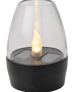 Solcellslampa flamma 9 cm