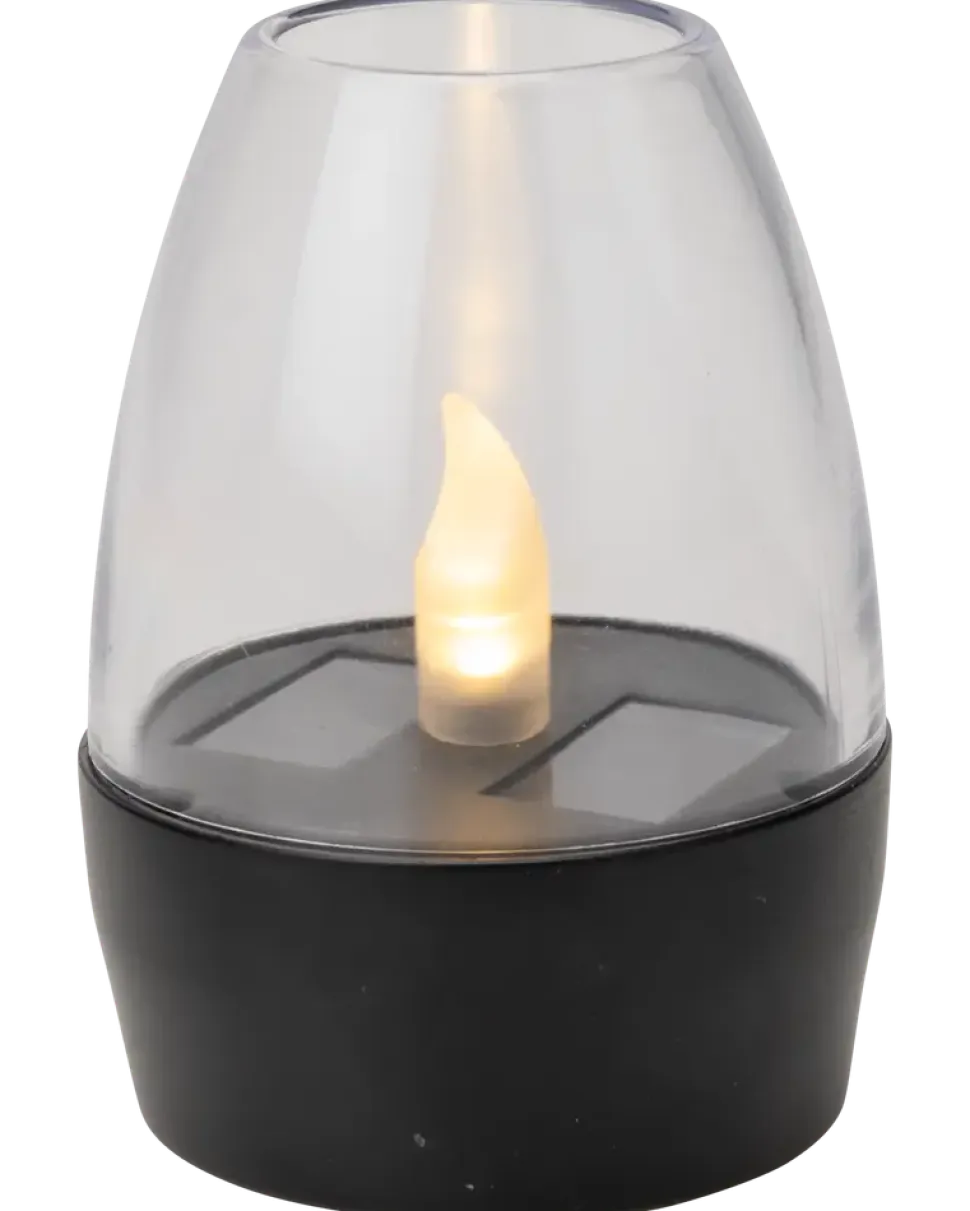 Solcellslampa flamma 9 cm