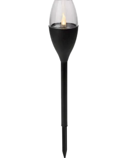 Solcellslampa flamma på spett 32 cm