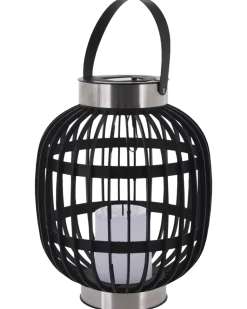 Solcellslampa oval 30 cm