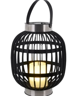 Solcellslampa oval 30 cm