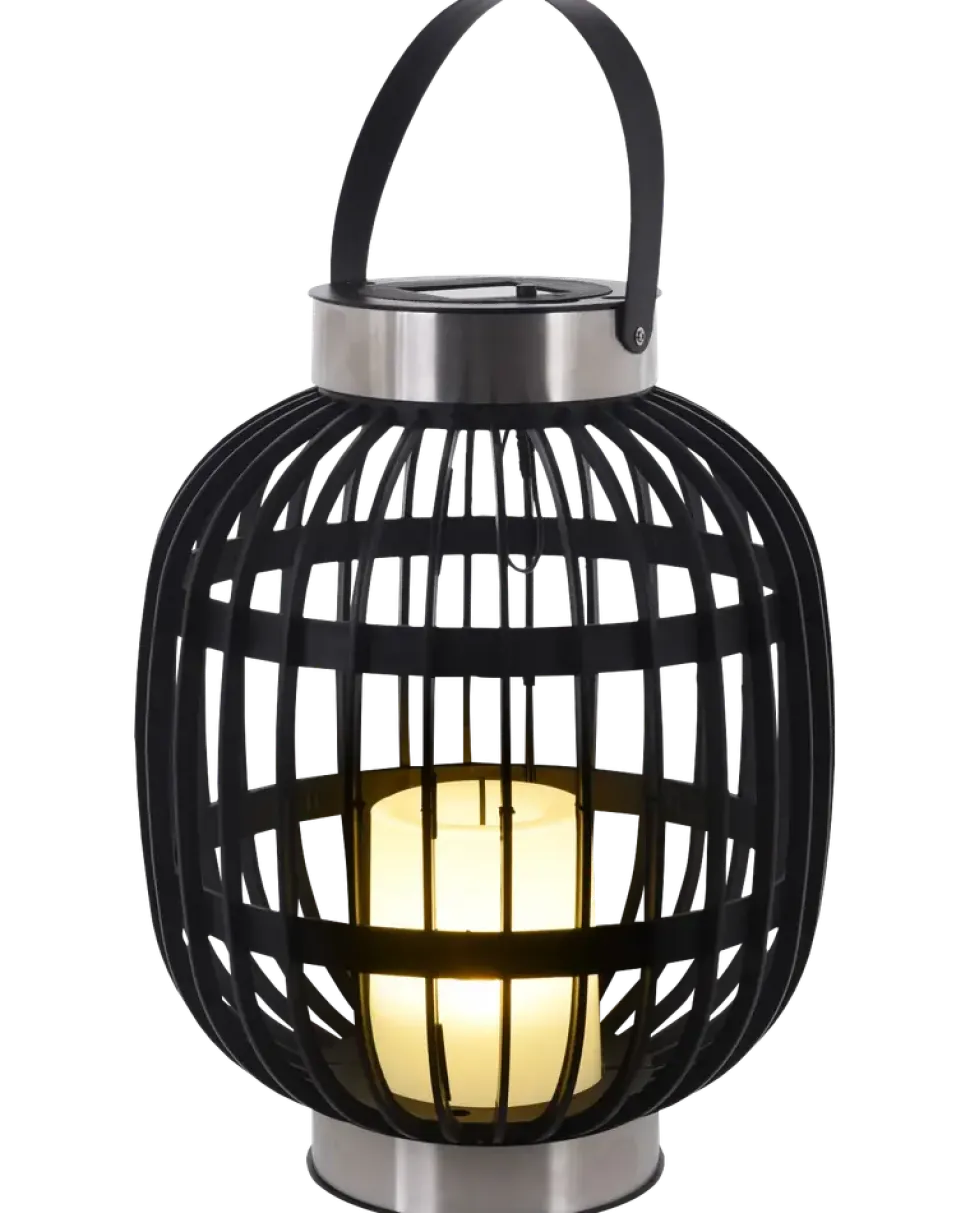 Solcellslampa oval 30 cm