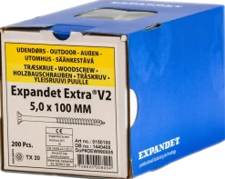 Spånskruv 5X100 mm Tx20 200 st