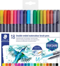 Staedtler Brusch dubbel 18st
