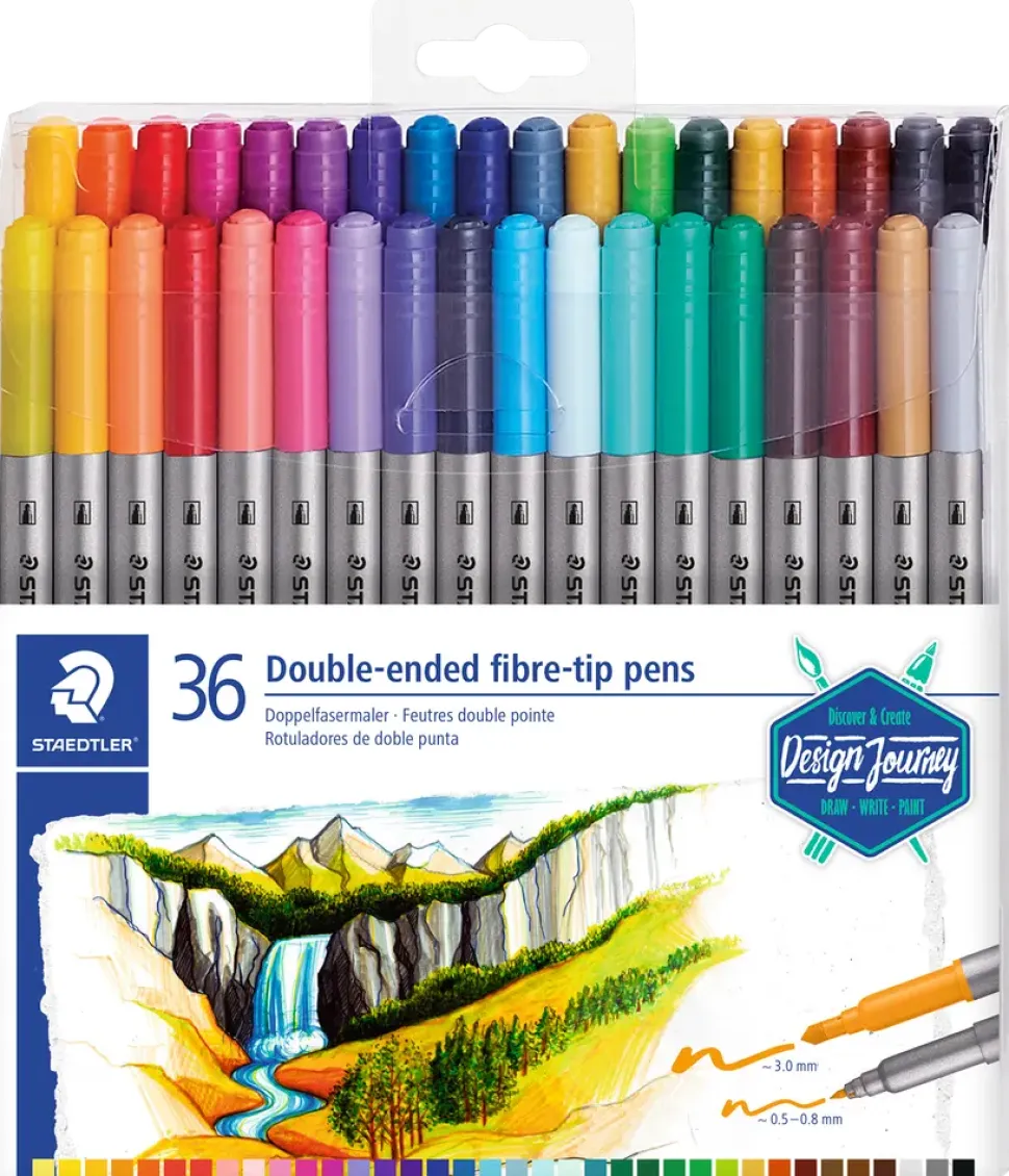 STAEDTLER FIBERPENNA DUBBEL 36