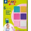 Staedtler FIMO kids Modellera lera fancy 6-pack