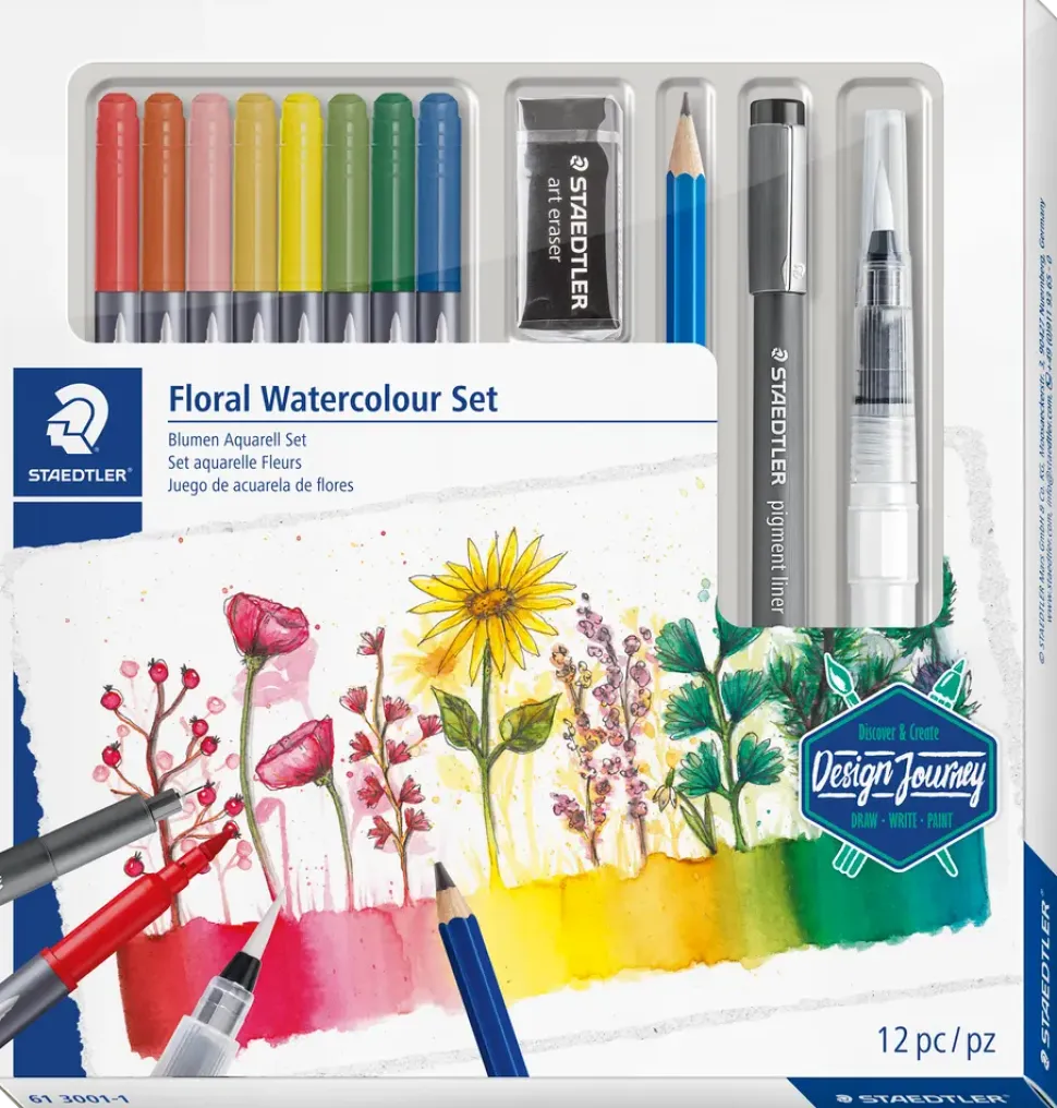 STAEDTLER FLORAL WATERCOLOUR