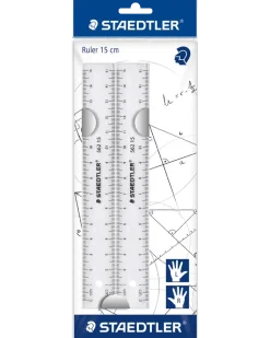 STAEDTLER LINJAL 15 CM 2-PACK