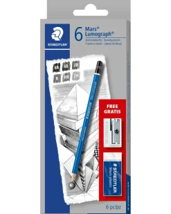 Staedtler Mars Lumograph 6st