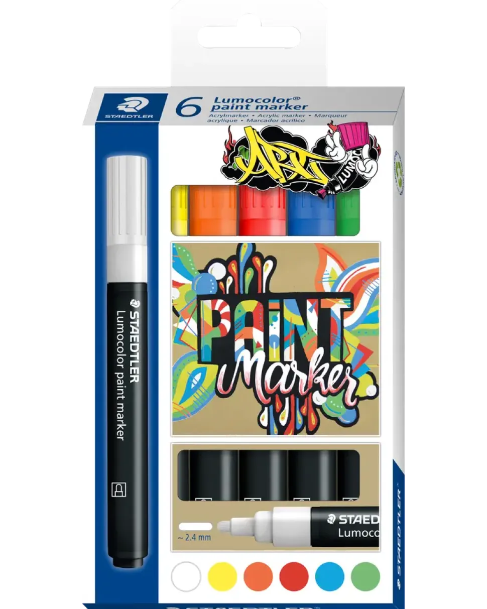 STAEDTLER PAINTMARKER 6-PACK