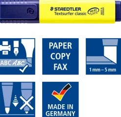 STAEDTLER ÖVERSTRYKNING GUL