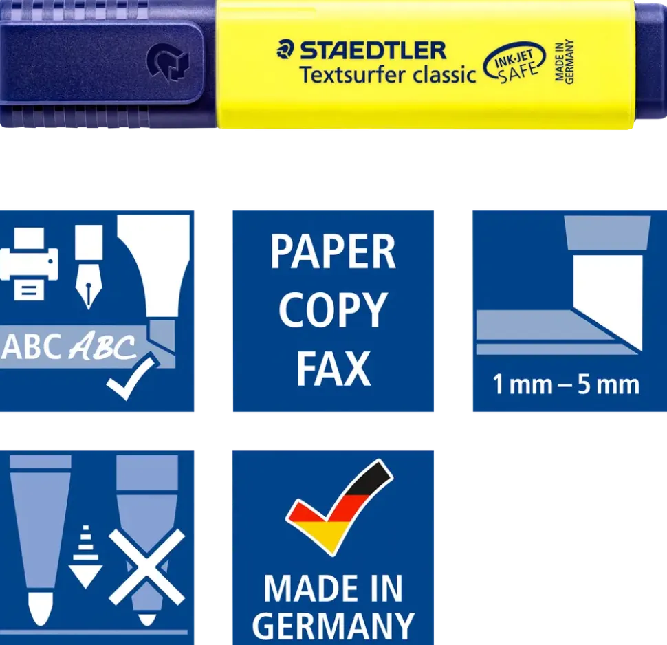 STAEDTLER ÖVERSTRYKNING GUL