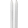Stearinljus led snurrade 2 st