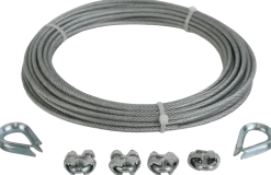 Stålvajersats Ø3 mm 10 meter PVC