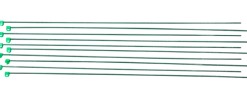 Stängselstolpe 145 cm grön 10 st