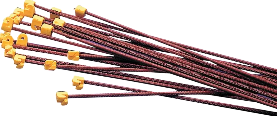 Stängselstolpe 145 cm röd 10 st