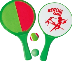 Strandspel: 2 racketar + 2 bollar