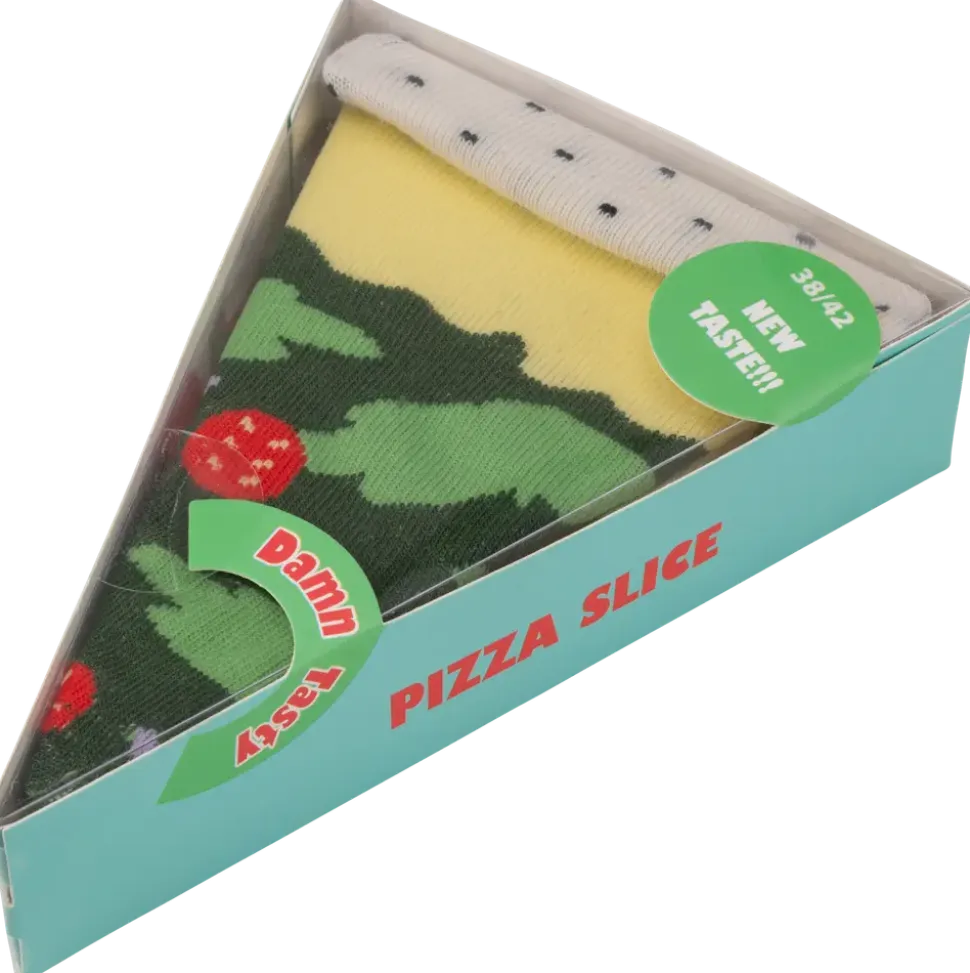 Strumpor med matmotiv, Pizza Slice