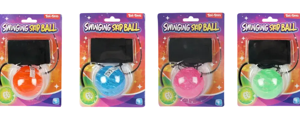 Swinging skip ball