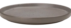 Tallrik stengods 20 cm brun