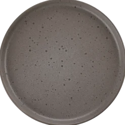 Tallrik stengods 20 cm brun