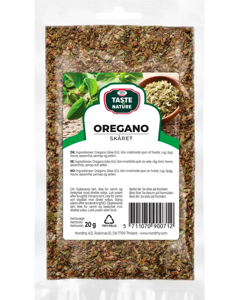 Taste of Nature – Oregano, hackad, 20 g