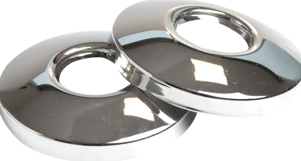 Täckbricka 3/4" kromad 2 st