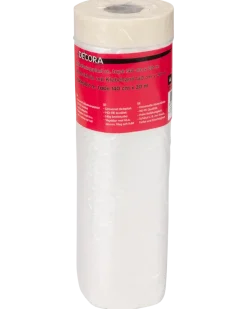 Täckplast med tejp 20 x 1,4 meter
