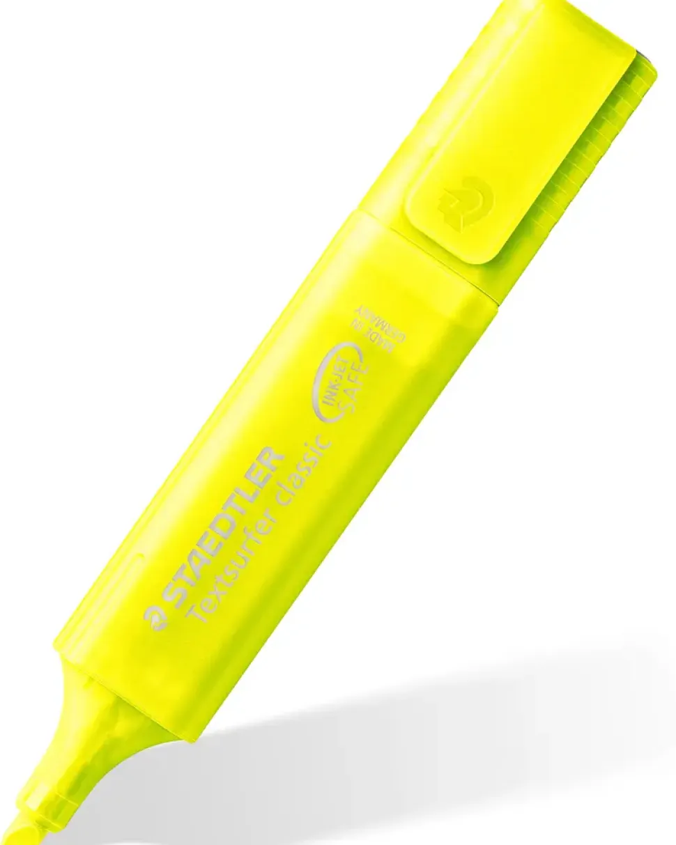 Textsurfer Highlighter Gul, 4-pack