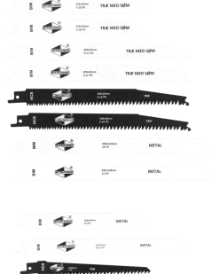 Tigersågblad 12-pack