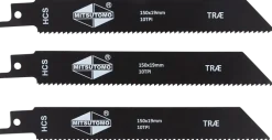 Tigersågblad trä 150 mm 3-pack