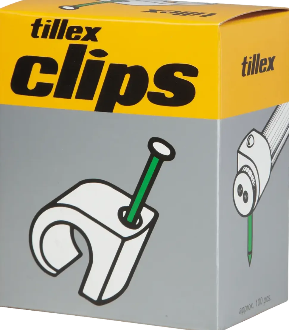 Tillex Clips 10-14 mm - grå