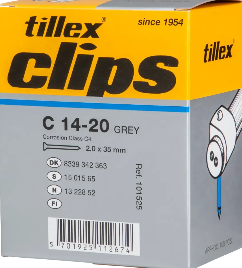 Tillex skruvclips 18-22 50 st