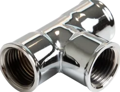T-koppling 1/2" kromad