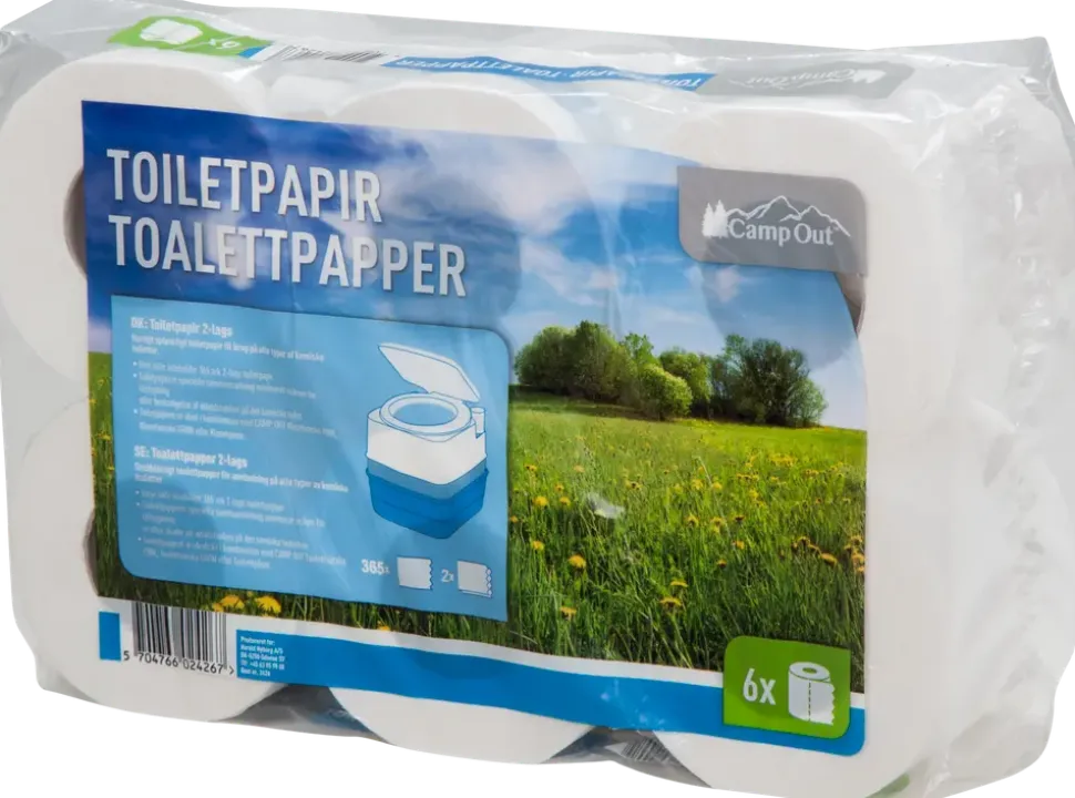 Toalettpapper 2 lager 6-pack