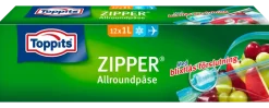 Toppits zip-påse 1 L 12-pack