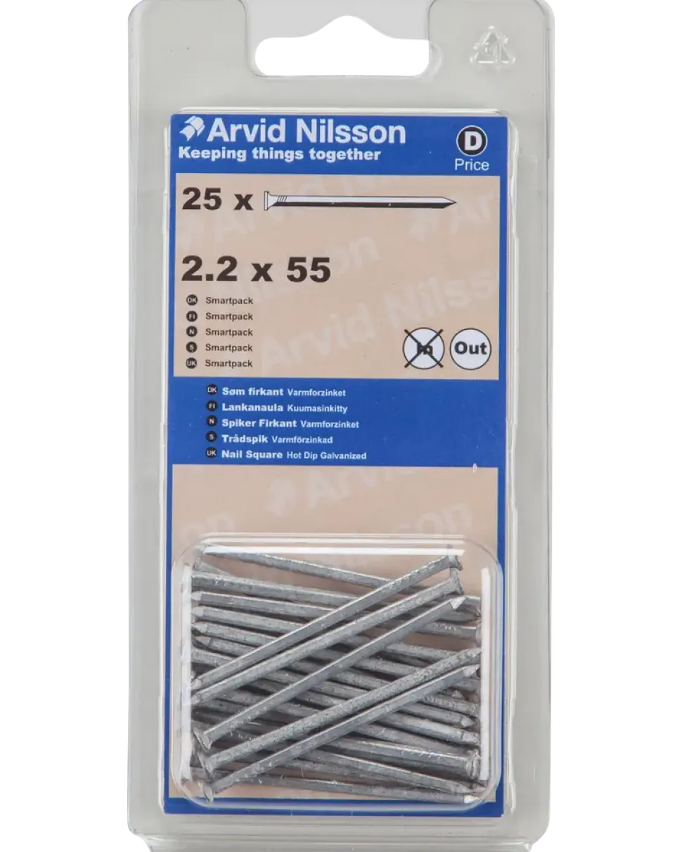 TRÅDSPIK 2,2X55 25 ST