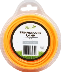 Trimmerlina 15 m 2,4 mm orange