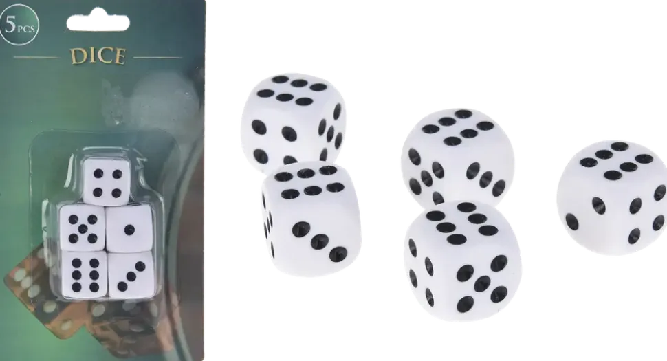 Tärningar 5-pack