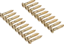 Träskruv mässing 3x16 20 st