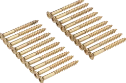 Träskruv mässing 3x30 20 st