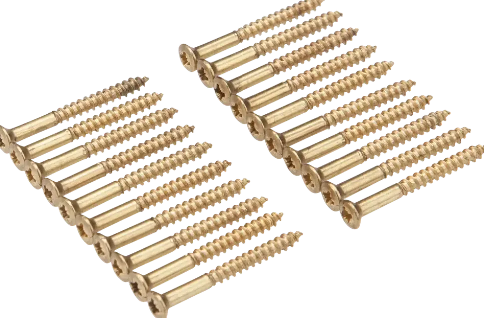 Träskruv mässing 3x30 20 st